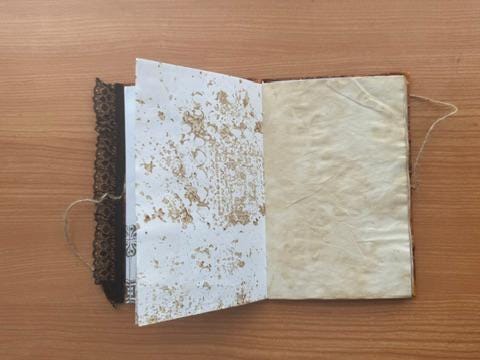 Blood Moon Manor Halloween Junk Journal, October Coven No. 6 of 8, Gothic Witch Journal, Handmade Collector Grimoire