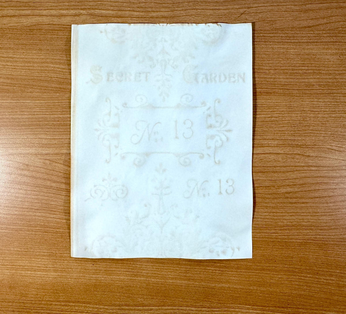 Hand Dyed Coffee Junk Journal Paper, Tea-Stained Paper, Stenciled, Mottled, Vintage Craft Ephemera, Bulk Paper Packs 5-500 Sheets