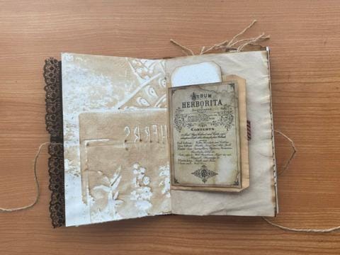 Potion Keeper’s Ledger Halloween Junk Journal, 80 Pages, 50+ Ephemera, October Coven Grimoire, Handmade Gothic Journal