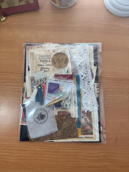 Mexico Expedition Archive Junk Journal Ephemera Pack | Vintage Travel Field Notes | Mexico Botanical & Archaeology Paper Collection