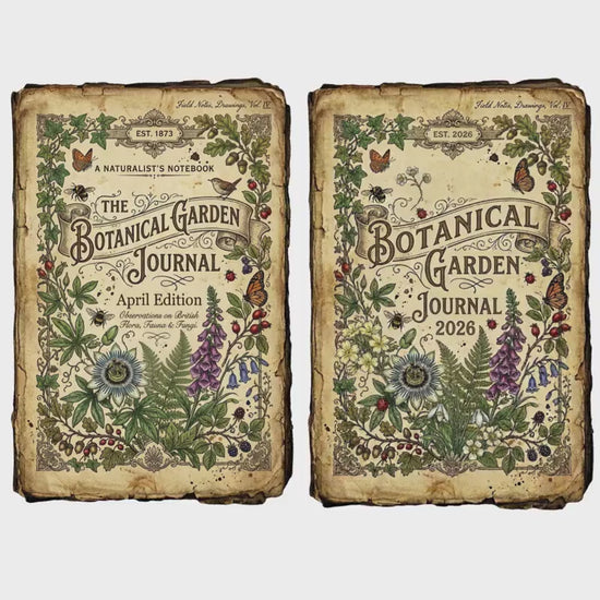 Spring Botanical Journal Printable Kit, Vintage Garden Journal Pages, Junk Journal Ephemera, Nature Planner, Botanical Cards & Envelope